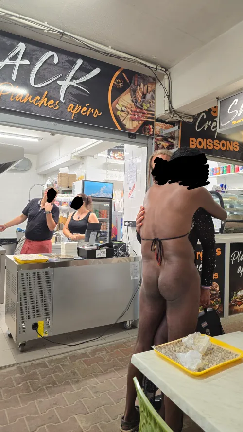 Love the only one naked feeling on the streets