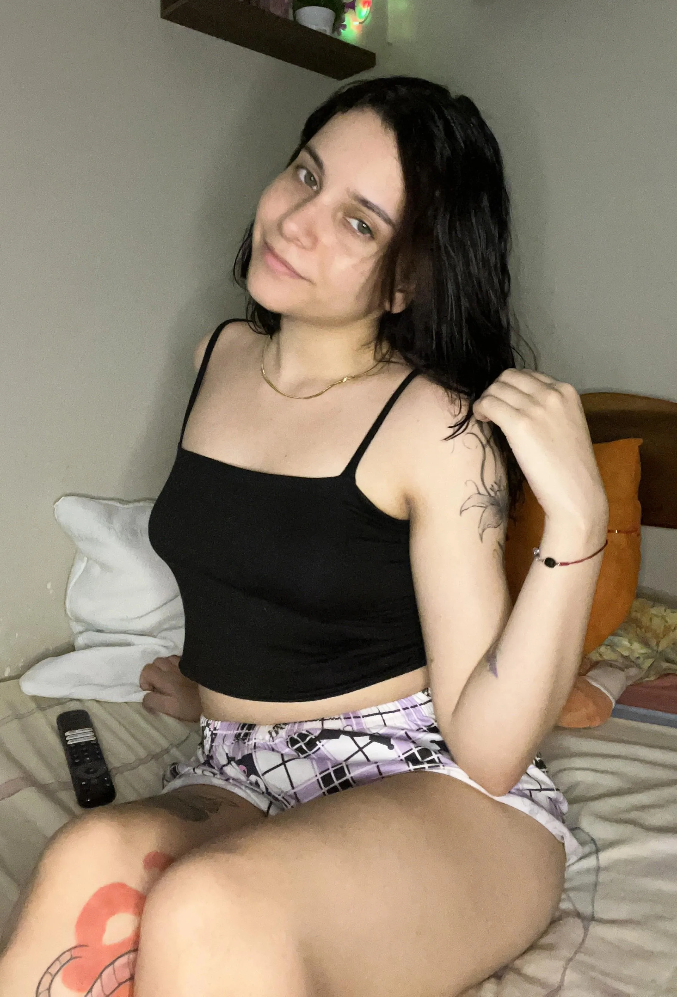 Bare face with cuteness