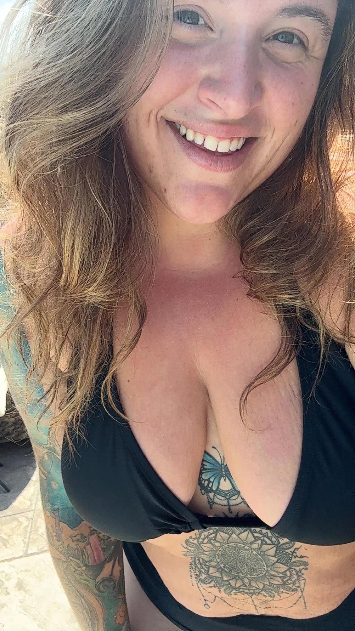 It’s a beautiful sunny day, let’s get naked and swim!