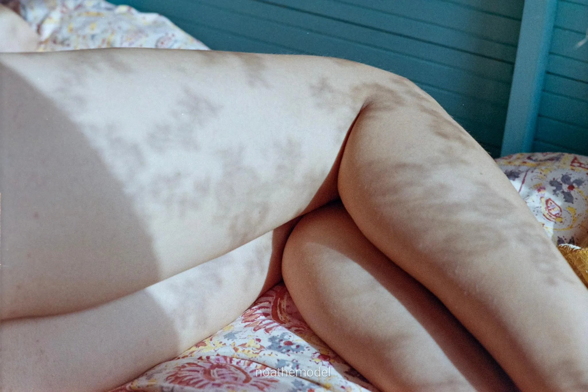 Lacey curtains, shot on Minolta XD