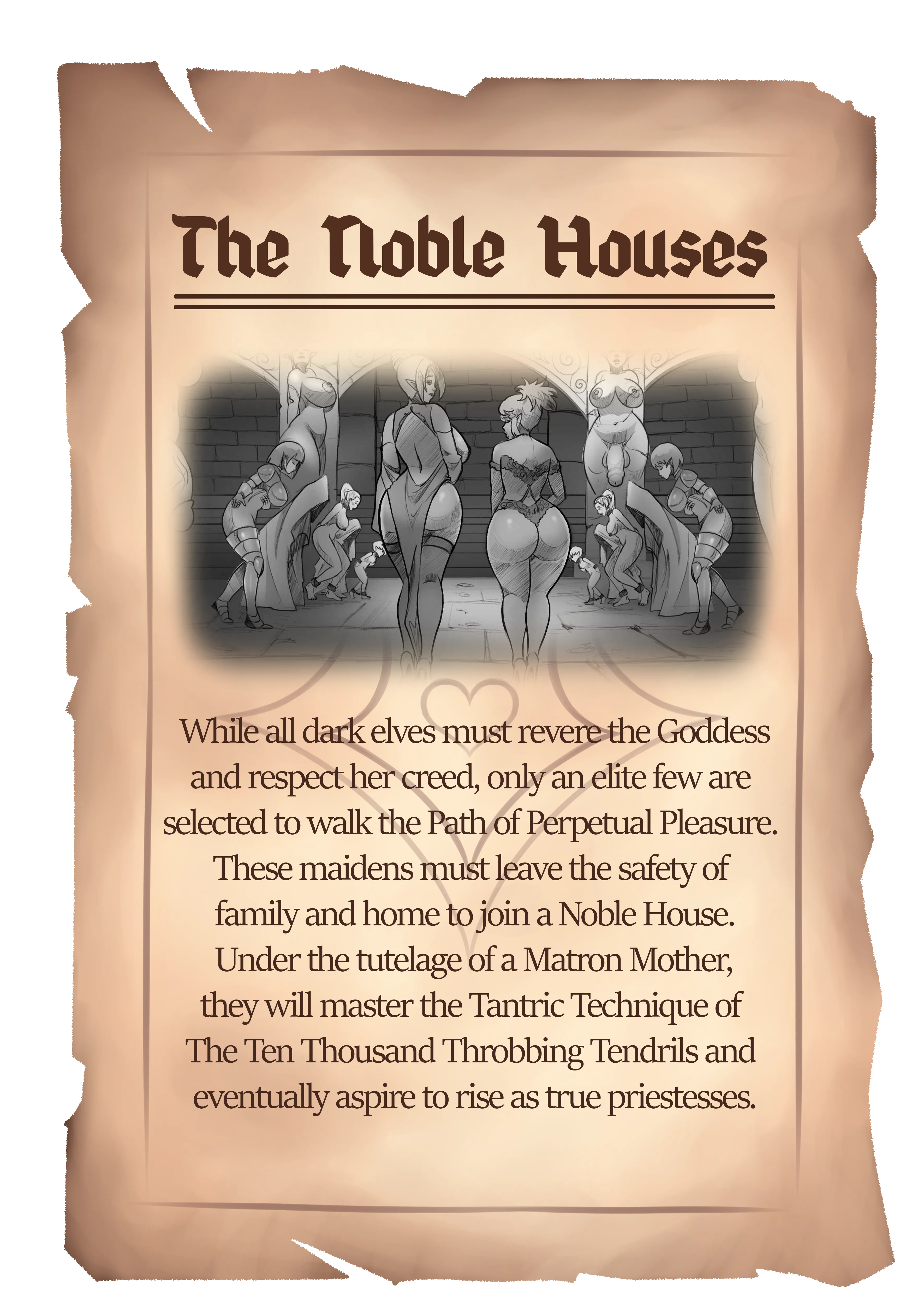 The Noble Houses of Manzaberranzan (Queen Of Phalli) (Satyr Games)