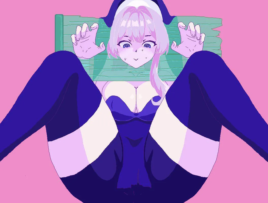 Working on a animation for my H-game Blessed & Bound !