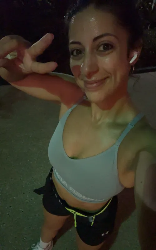 You should feel how sweaty I am under my shorts