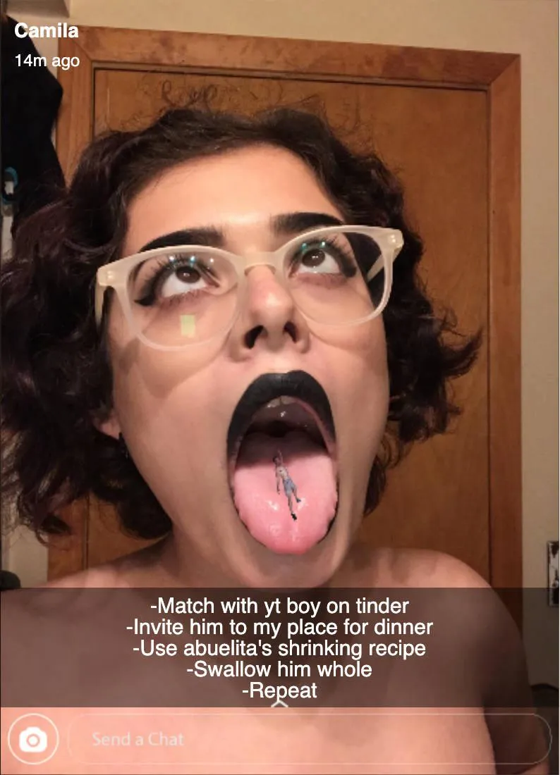 Never trust strangers unless you want to be swallowed