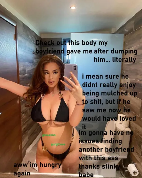 Satisfied girlfriend