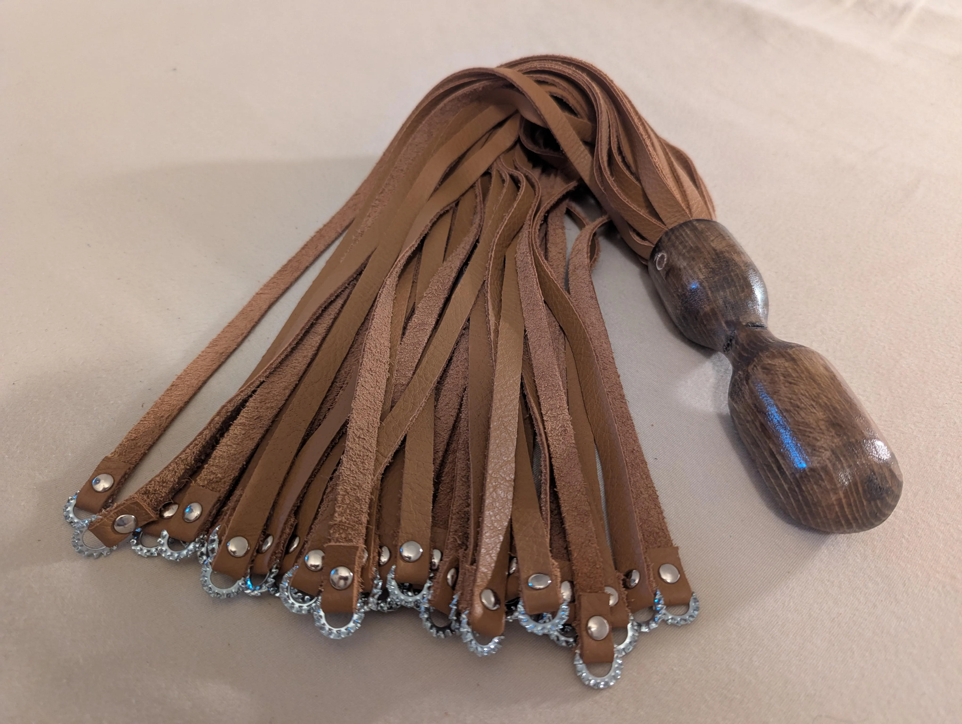 New flogger that I've made, one with some nice toothed spring washers at the end