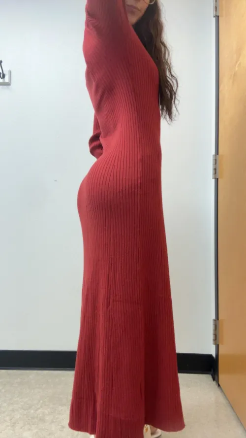 I love the way this dress drapes my body