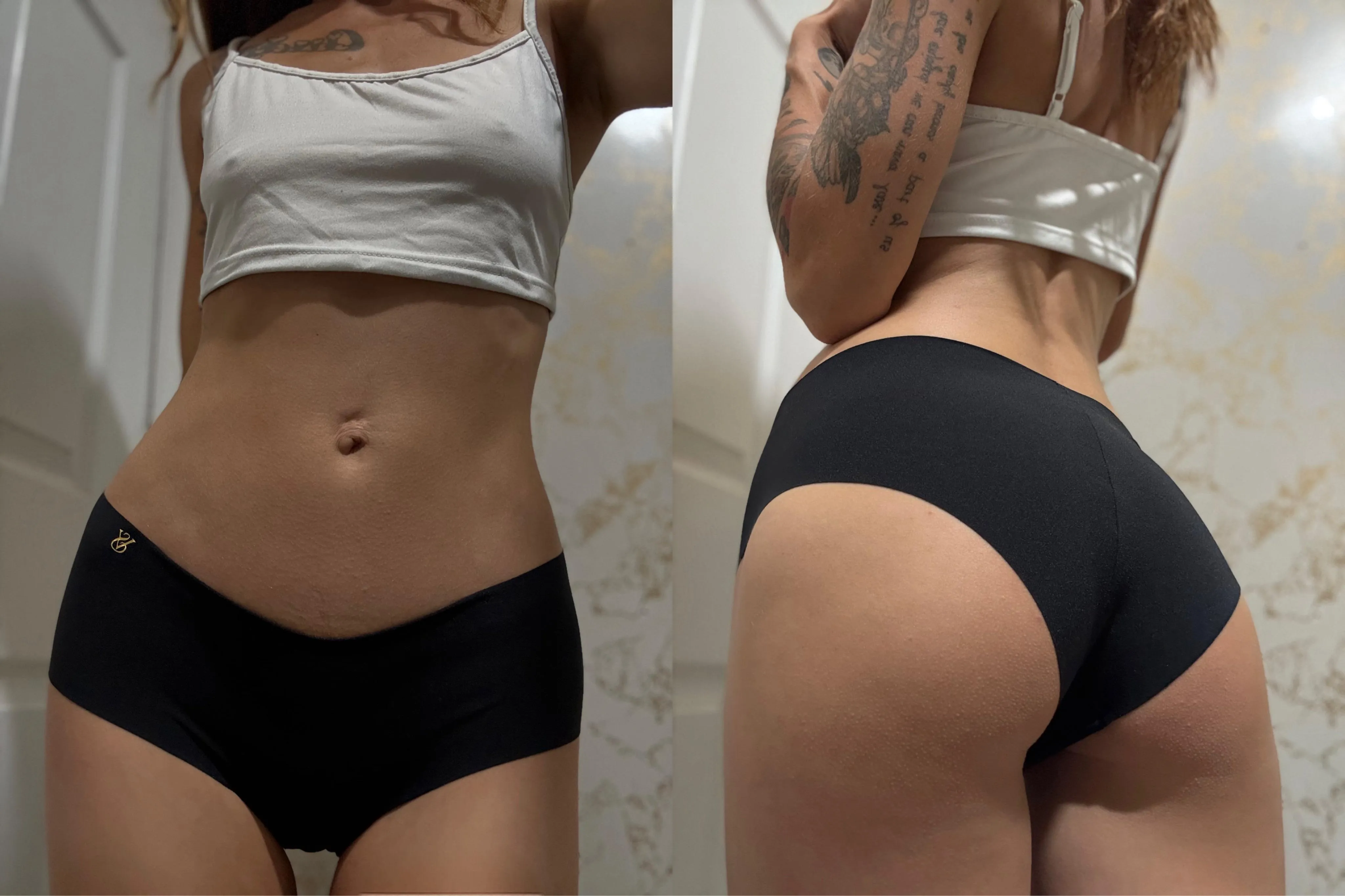 Delicious and sweaty panties — worn with love, vacuum sealed with a thank you note 💌 [selling]