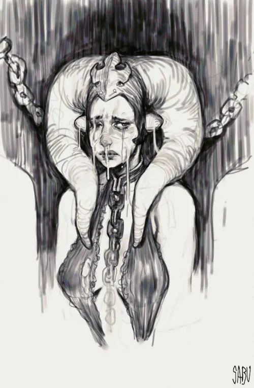 Oola chained (The Sabu)