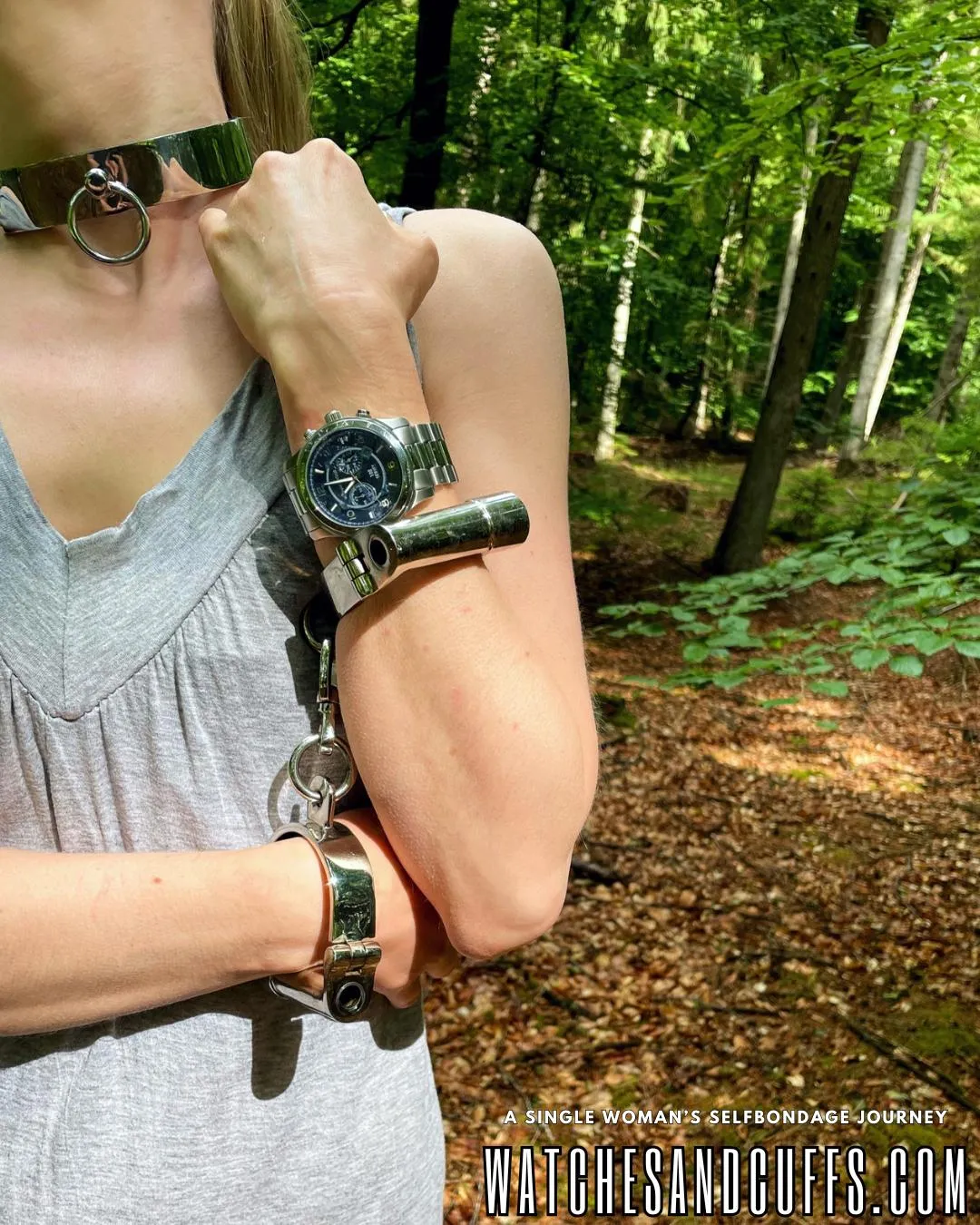 Collared and cuffed - I do enjoy lighter steel sometimes