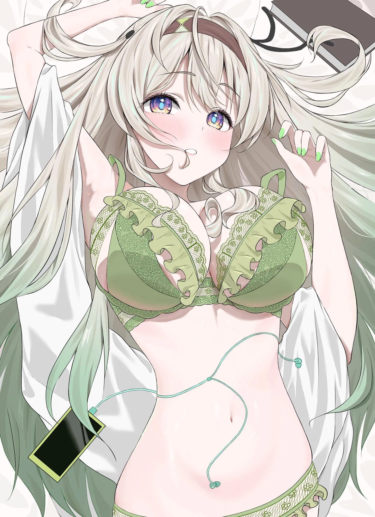 Firefly chilling in lingerie