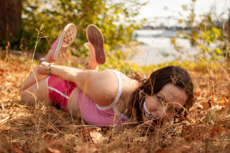 I just wanted to take a break while hiking but you had other ideas...