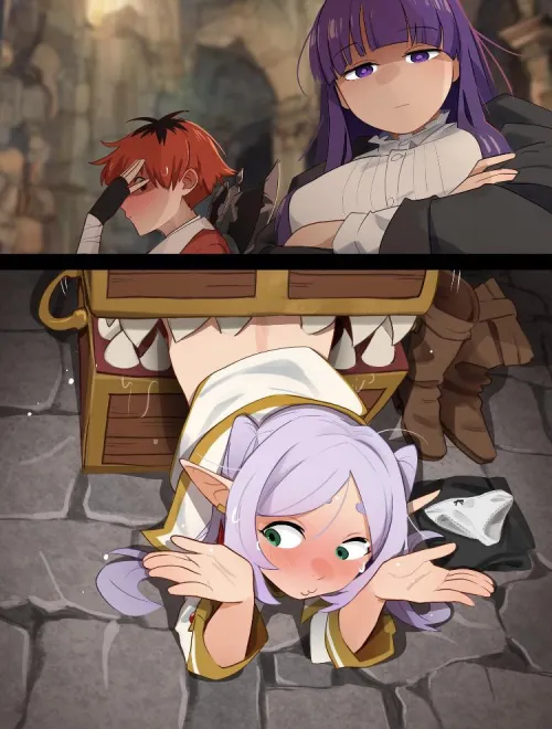 I slipped and fell okay? (@khyleri)[Frieren]