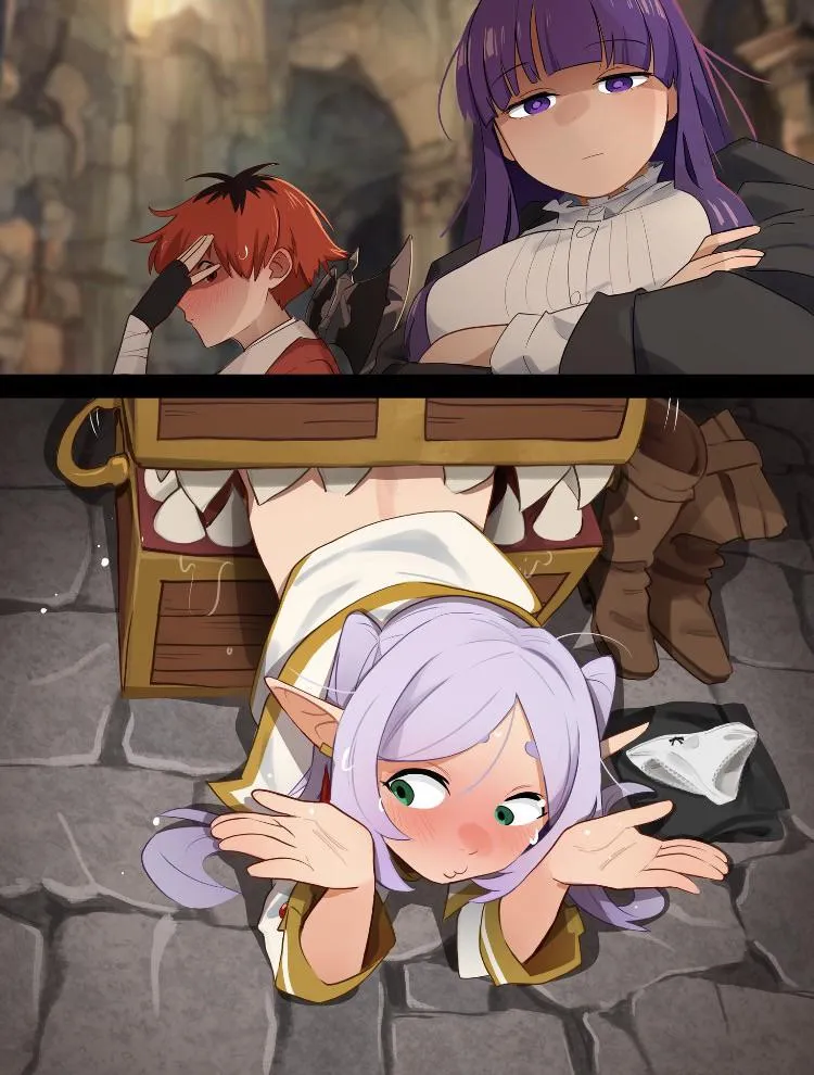 I slipped and fell okay? (@khyleri)[Frieren]