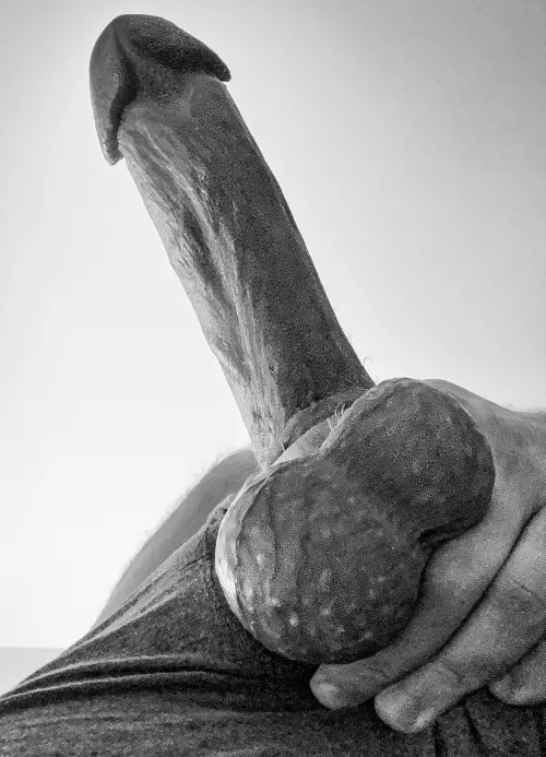 If you replicated this view, would we even be able to see your cock? Or would your balls eclipse it completely? Tell me in the comments/DMs tiny boys. 🌚🌝