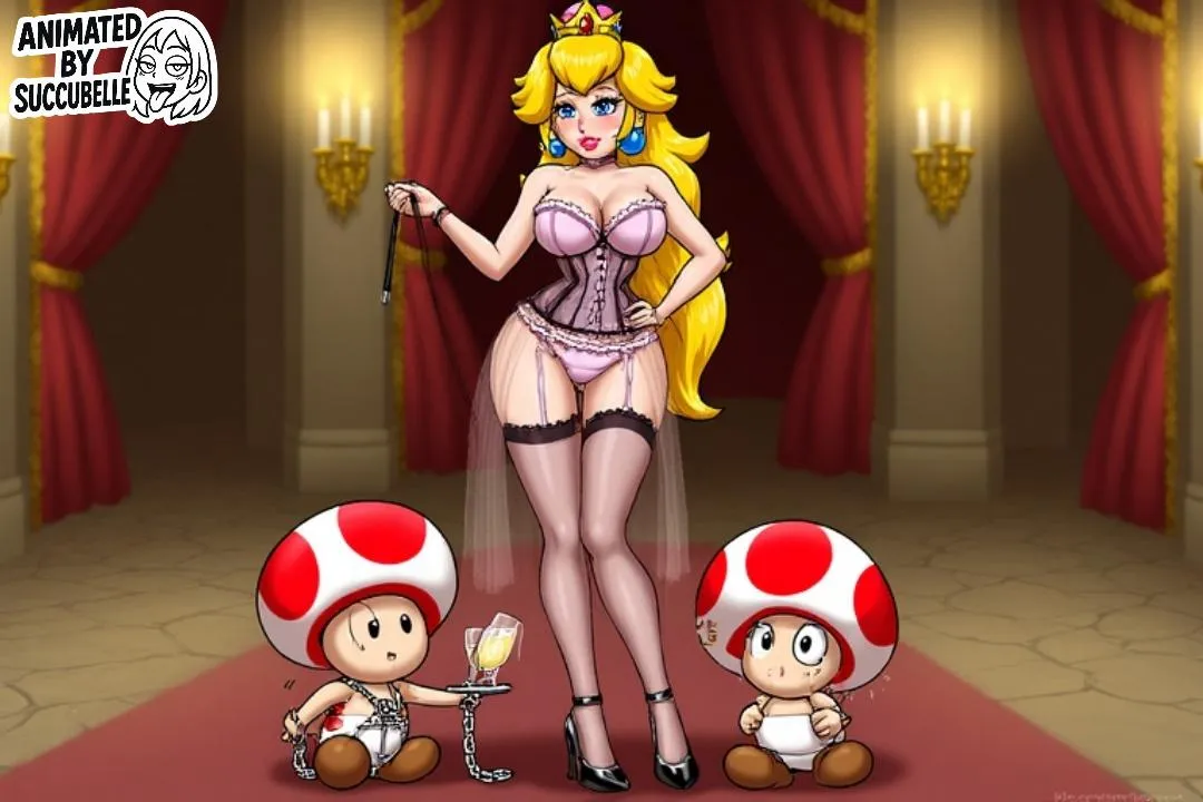 Princess Peach in her free time