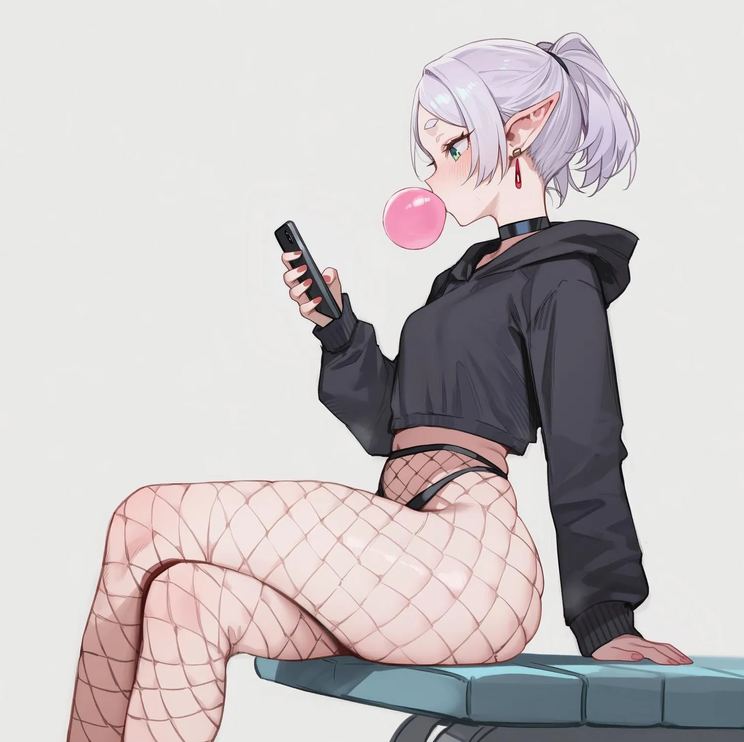 Bubble gum Frieren (By Qirozera)