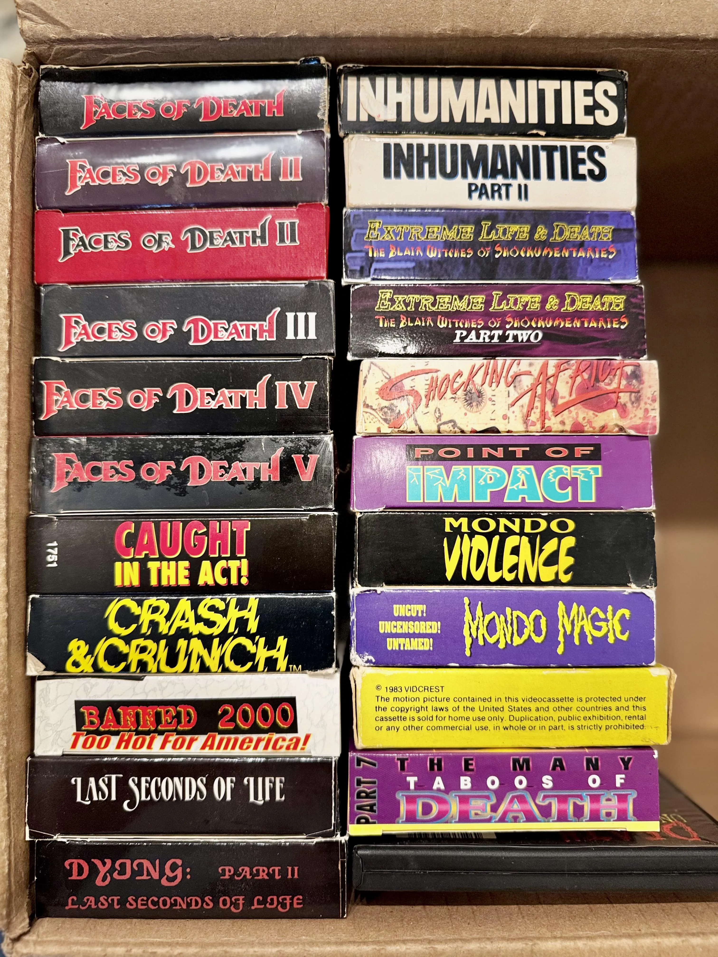 Picked these tapes up today