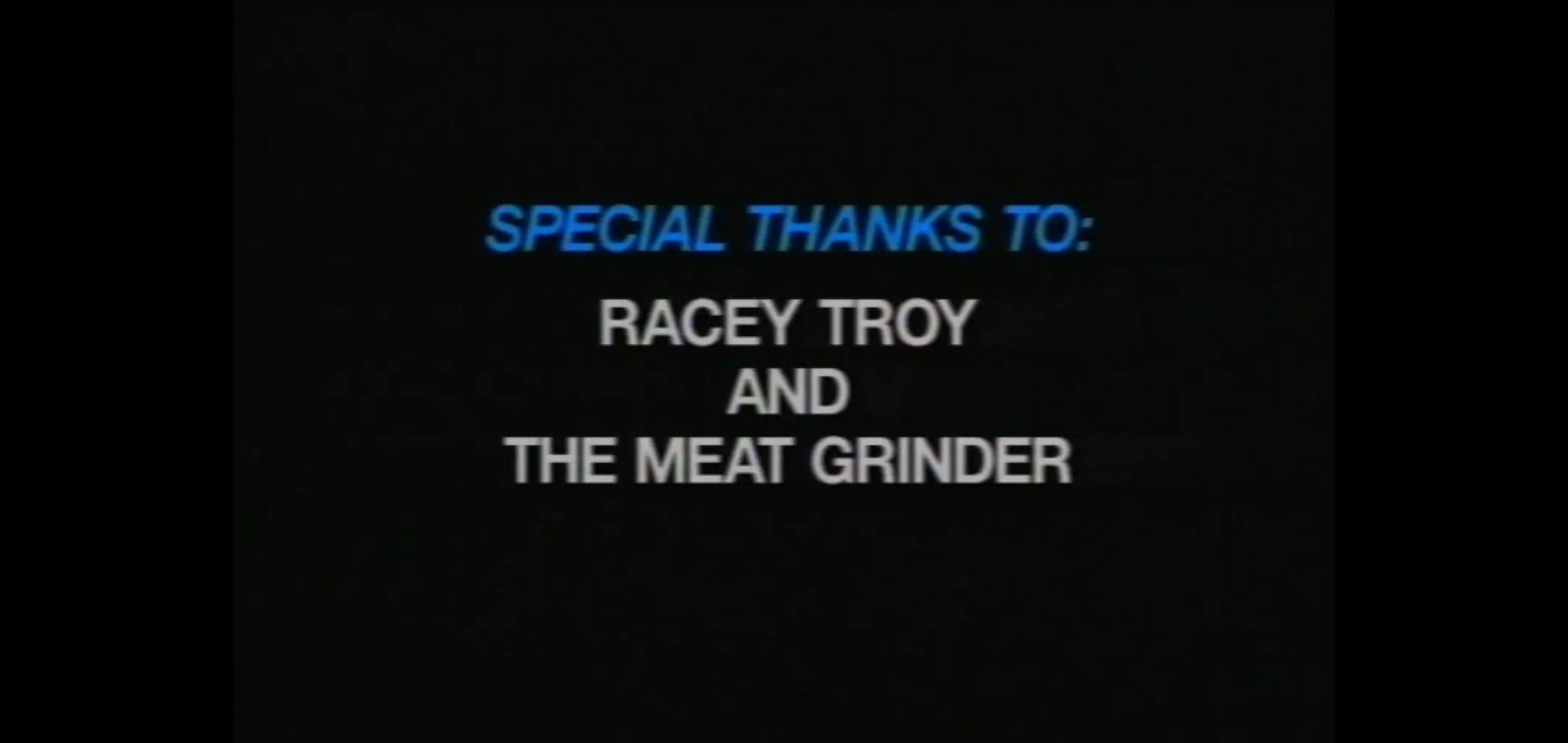 Racey Troy and the Meat Grinder