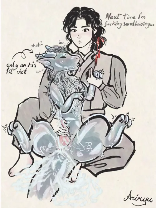 Water dragons and their absurdly huge loads [M/M] (Ariryu)