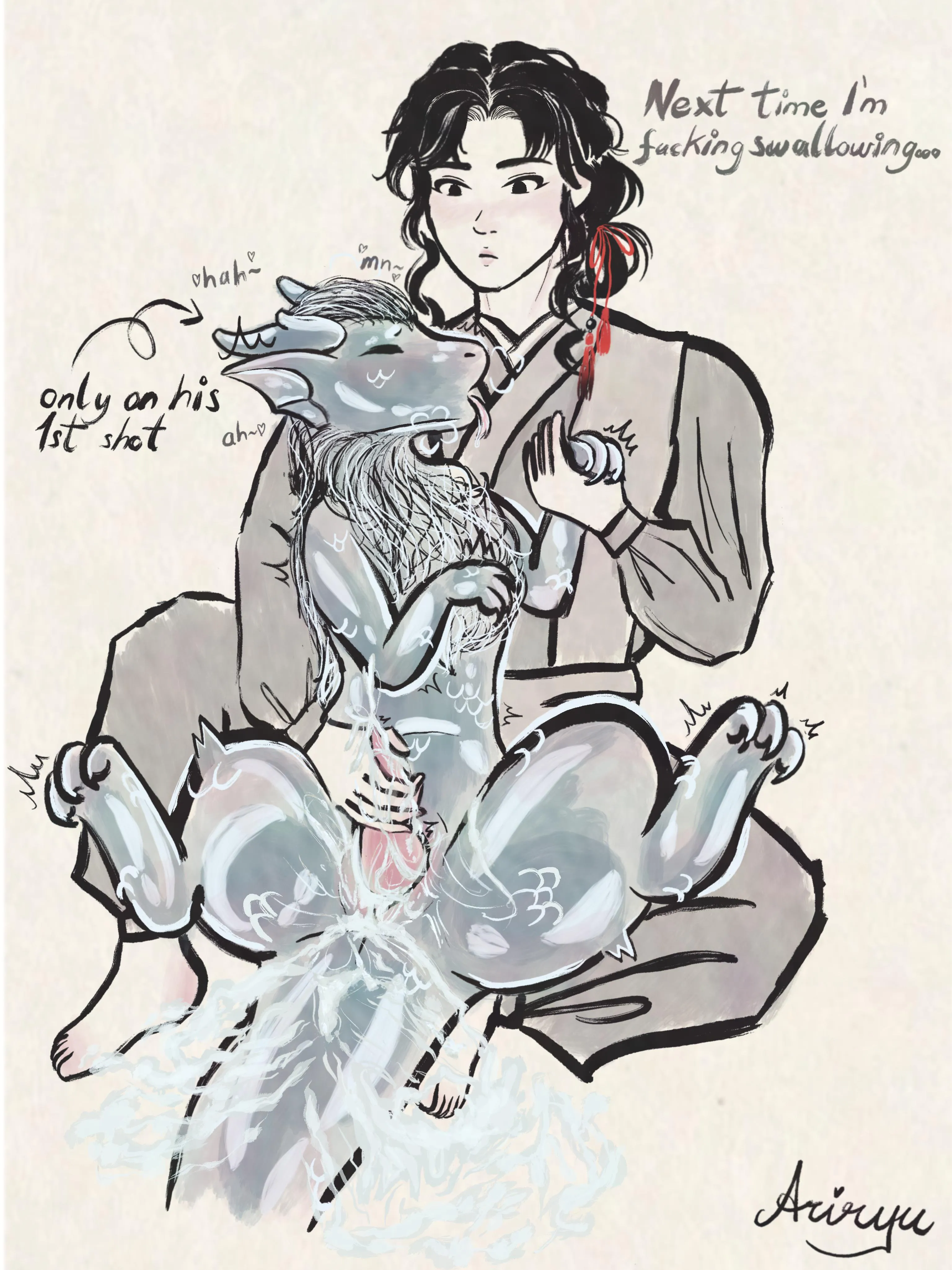 Water dragons and their absurdly huge loads [M/M] (Ariryu)