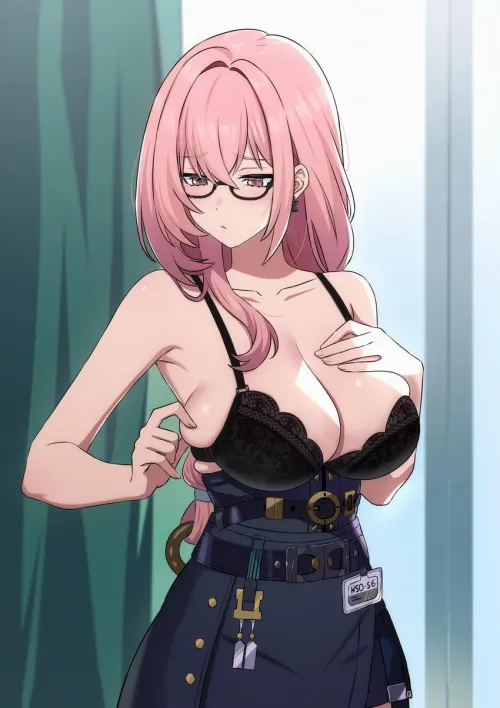 Yanagi gained a little weight  (senapops) [ZenlessZoneZero]