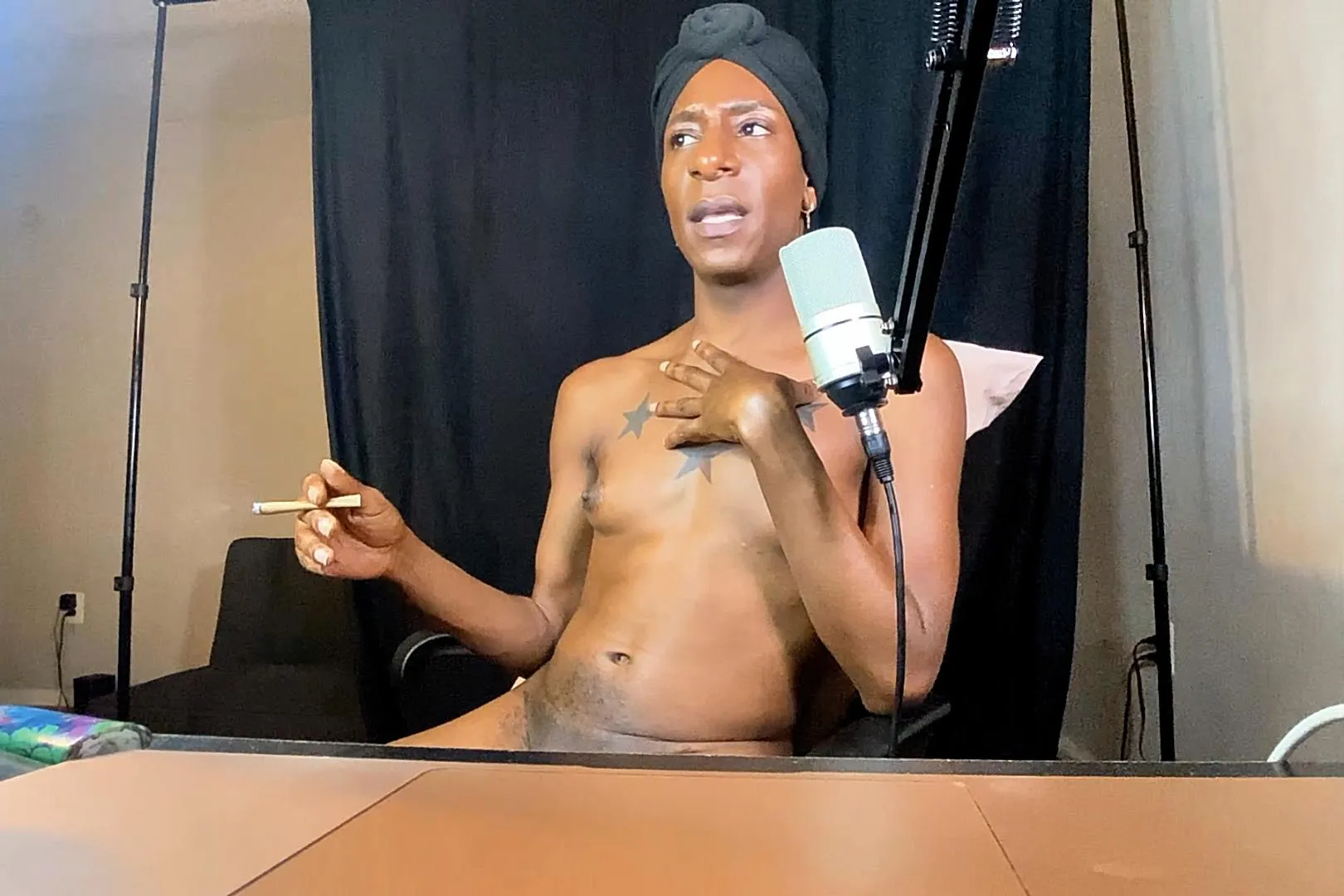 When I'm Doing Podcasting and Voice acting