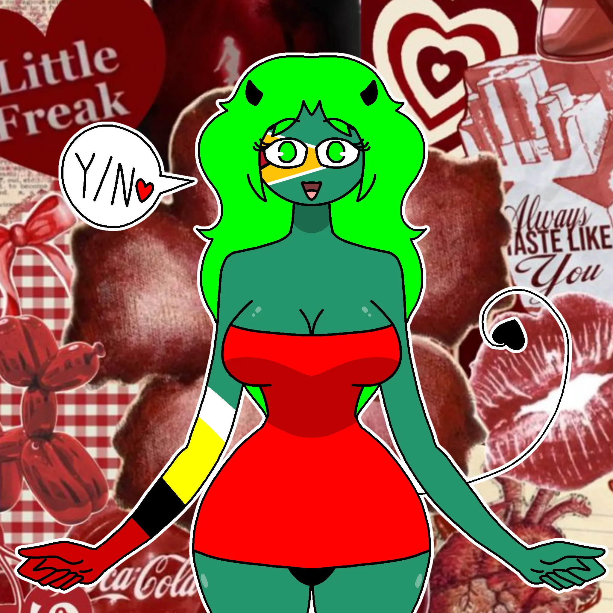 Gf from FNF put dress me,