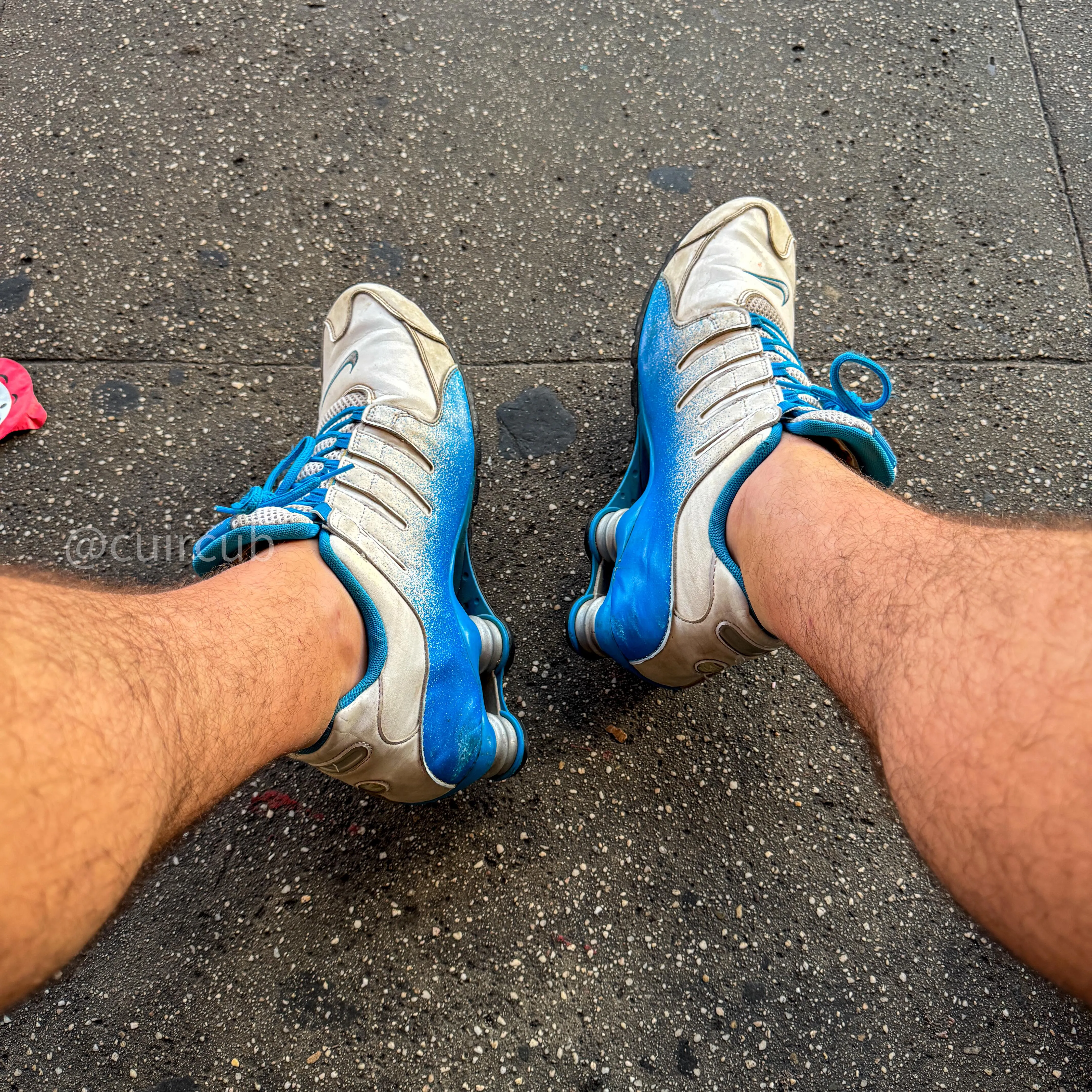 Adventures in NYC in my Dom friend's old, worn out shox