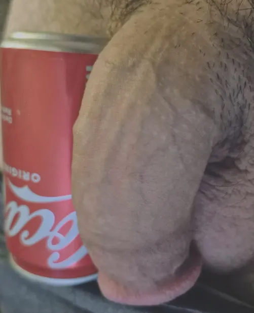 [37] Ever wondered what it's like to suck on a so ft cock as thick as a soda can? Can your mouth even open wide enough? It's a real pussy and ass stretcher too if you're brave...