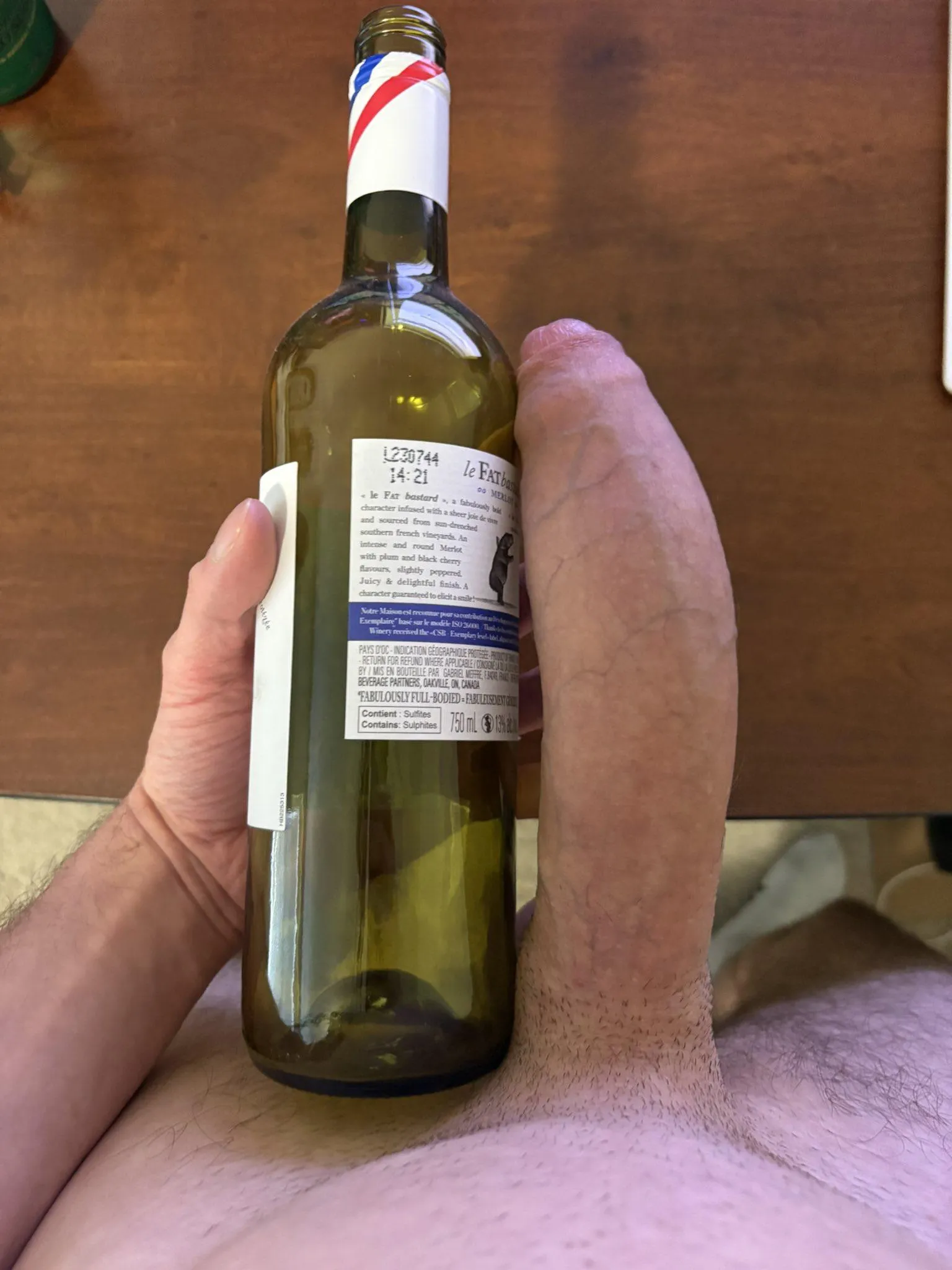 9” BWC with Wine Bottle for Scale