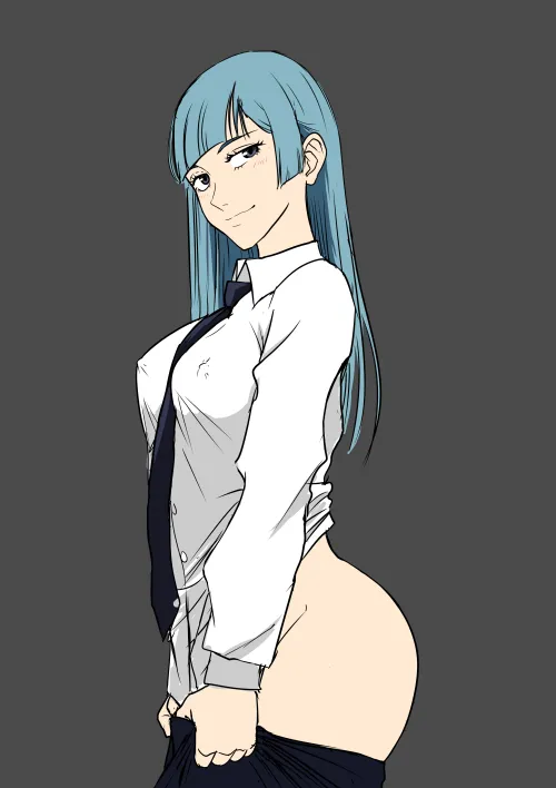 Miwa getting undressed