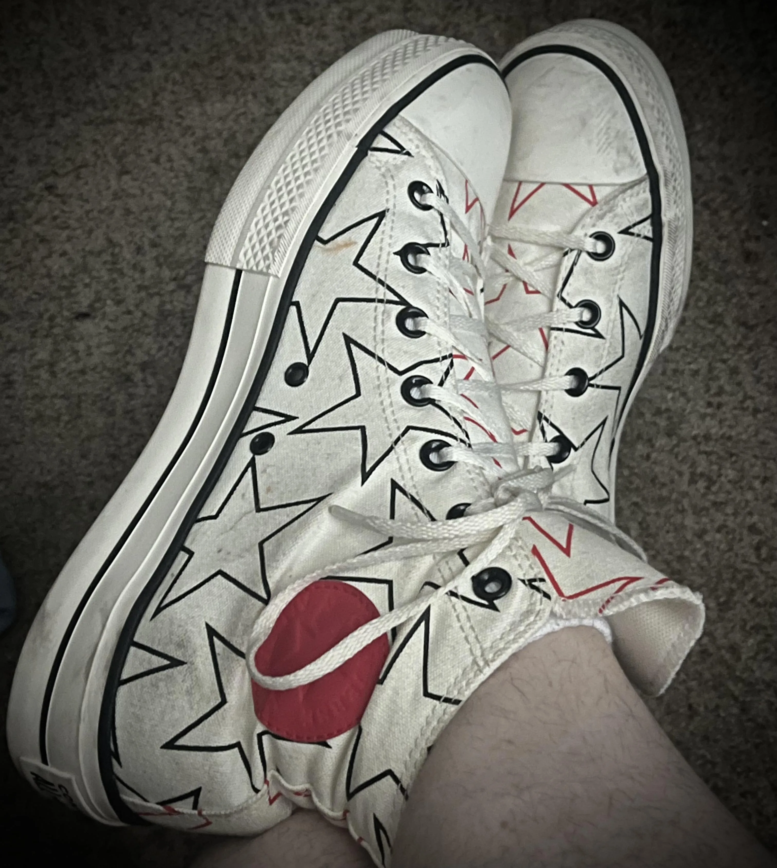 Think about how lucky you’d be to clean my dirty Converse with your tongue. 😈