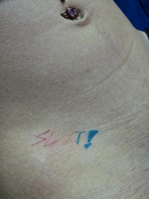 what's more sexy than being permanently marked a slut~?