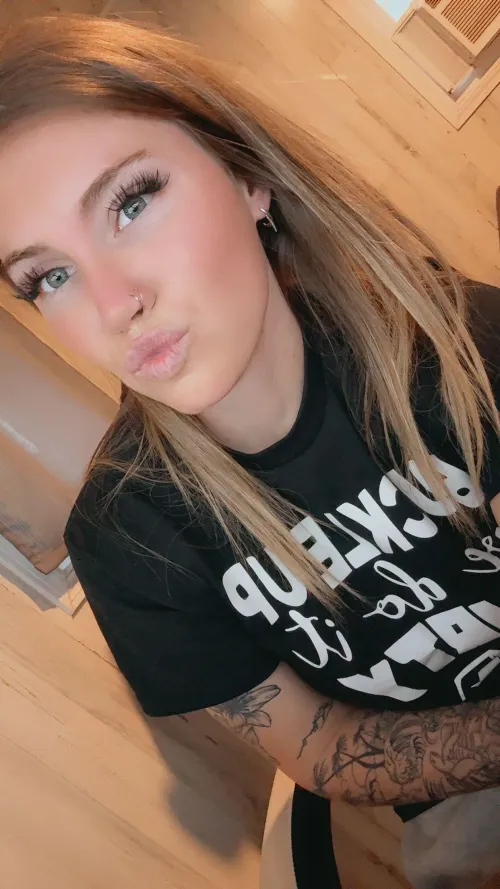 Would you tell your friends that you fucked a blonde girl like me?