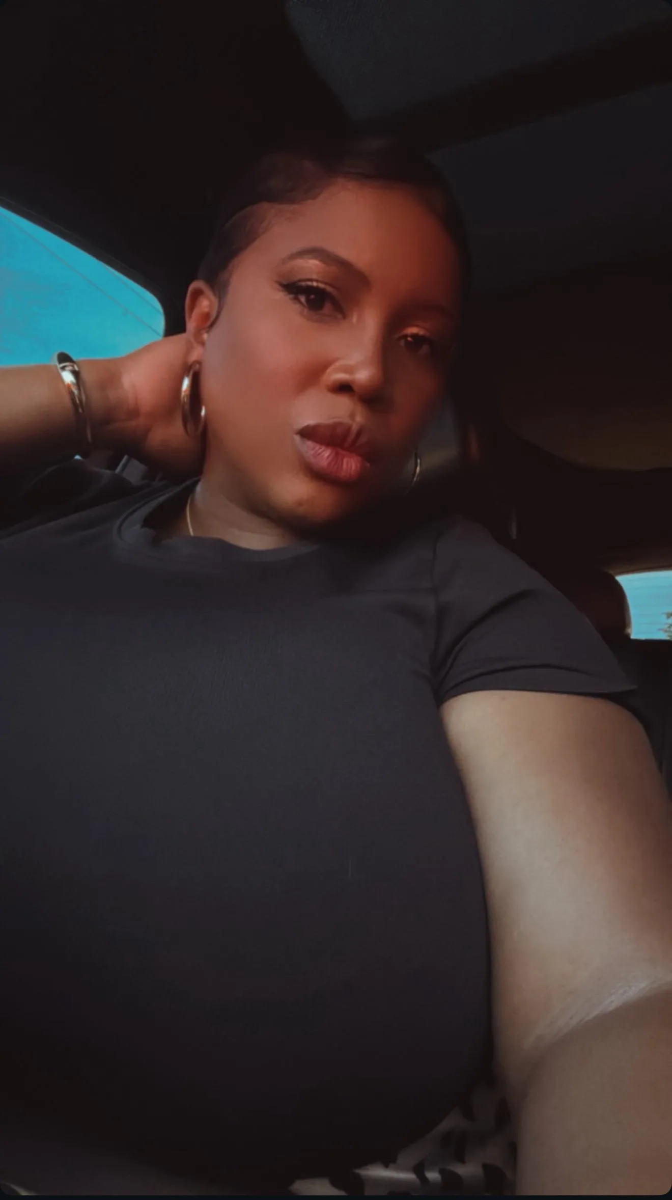 You can always tell her titties are huge