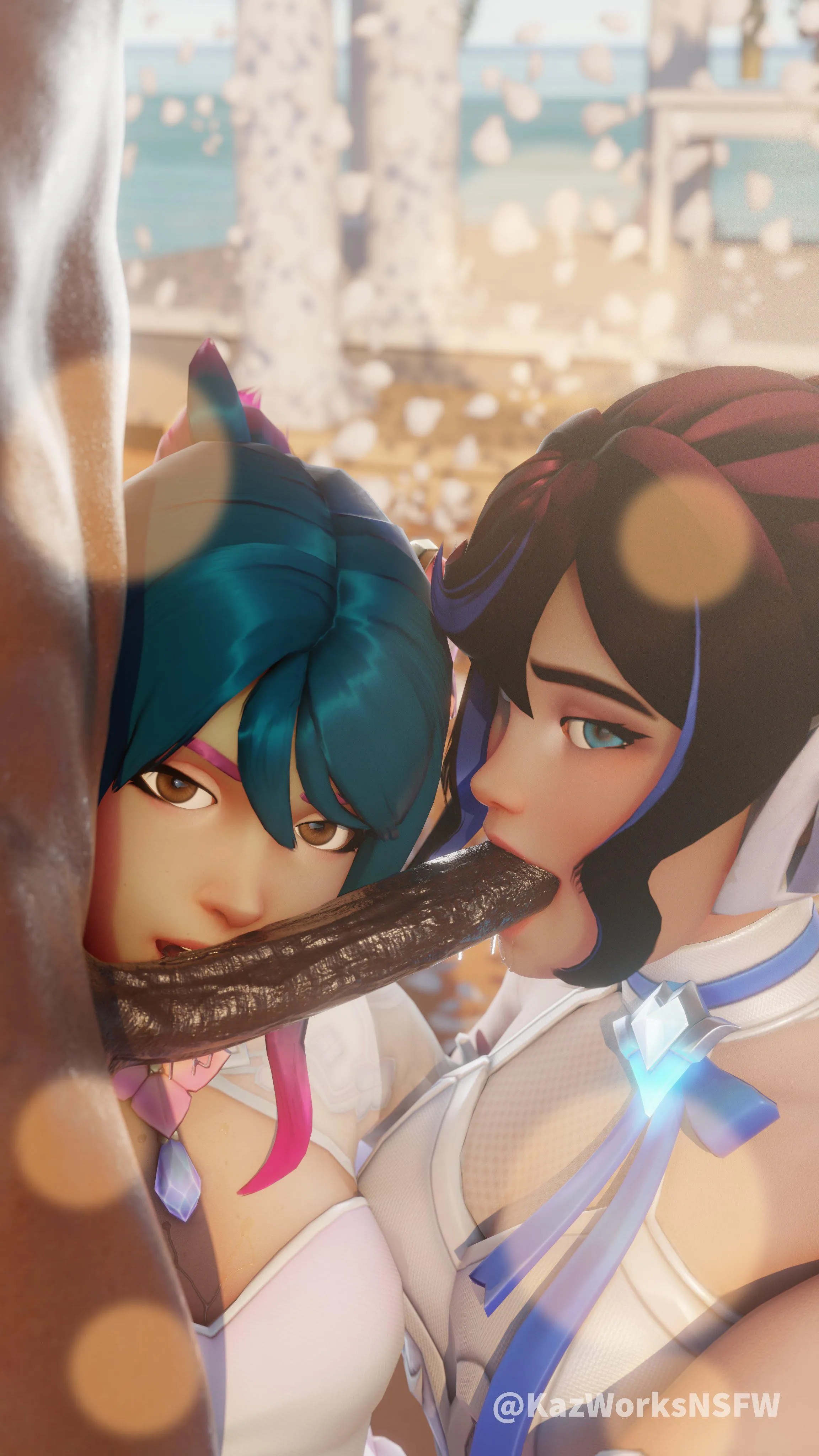 Kiriko and Juno Wedding~ (KazWorksNSFW)