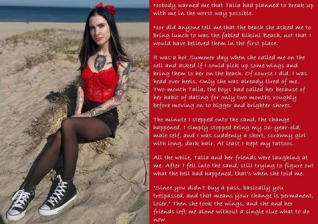 New Caption! Nobody Told Me It Was Bikini Beach