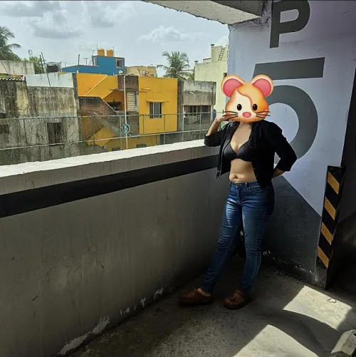 Parking lot is fun, especially when there are houses in neighborhood