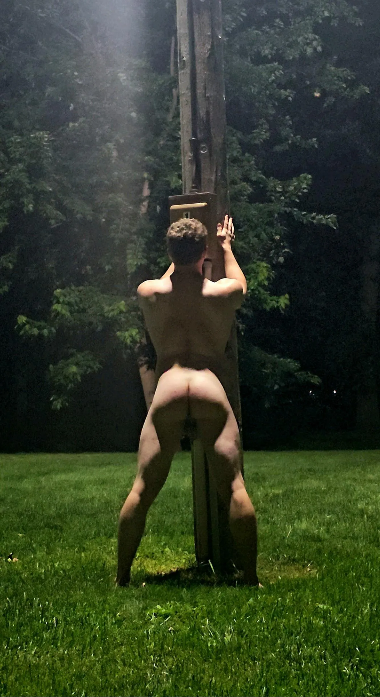 Does my ass look good under the streetlight?