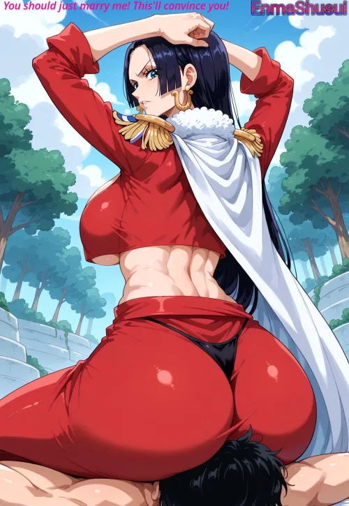 Boa Hancock Facesitting Luffy