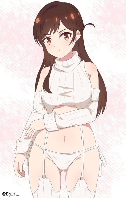 Chizuru Mizuhara Pouting (Rent A Girlfriend)