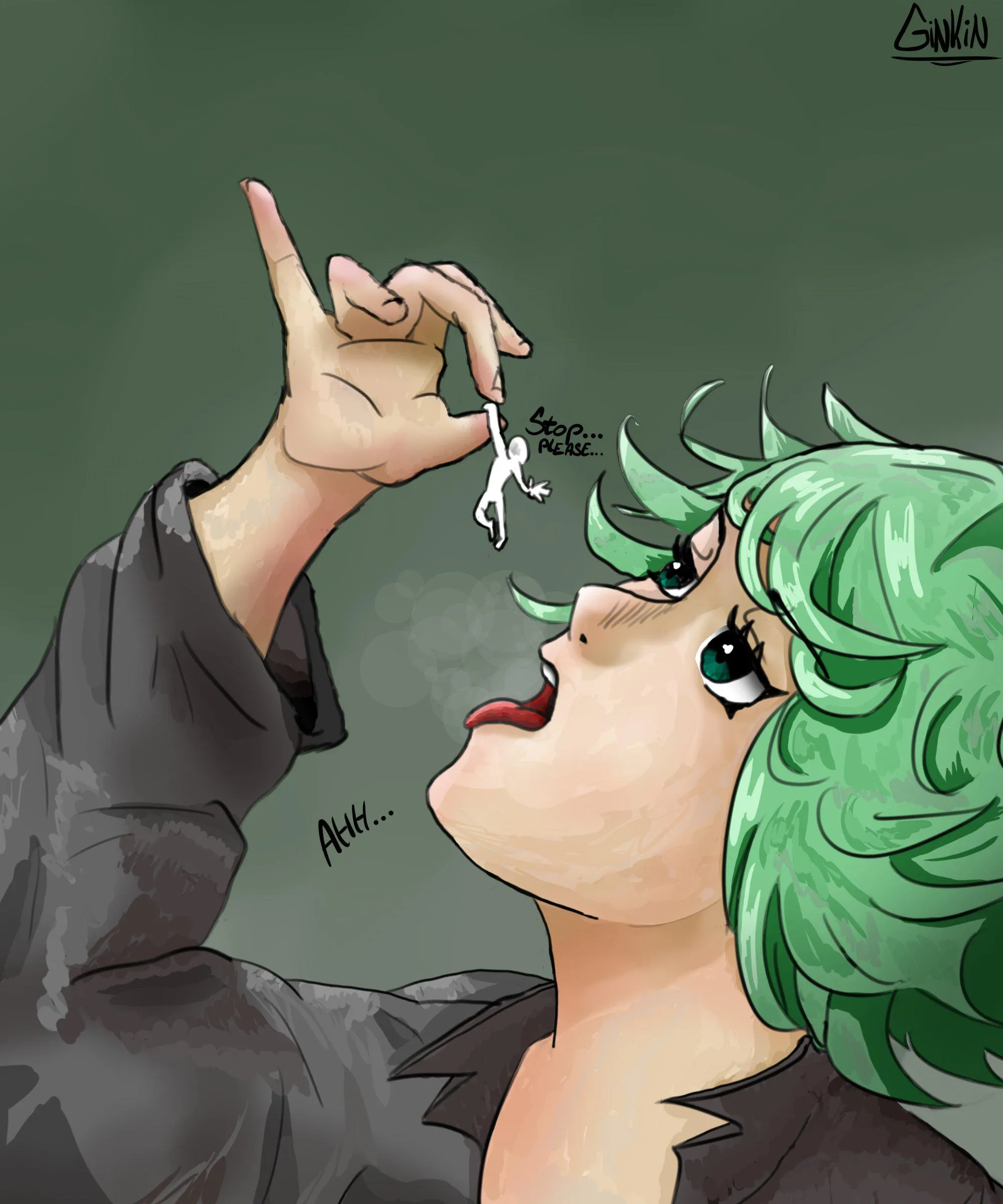 Giantess Tatsumaki vore