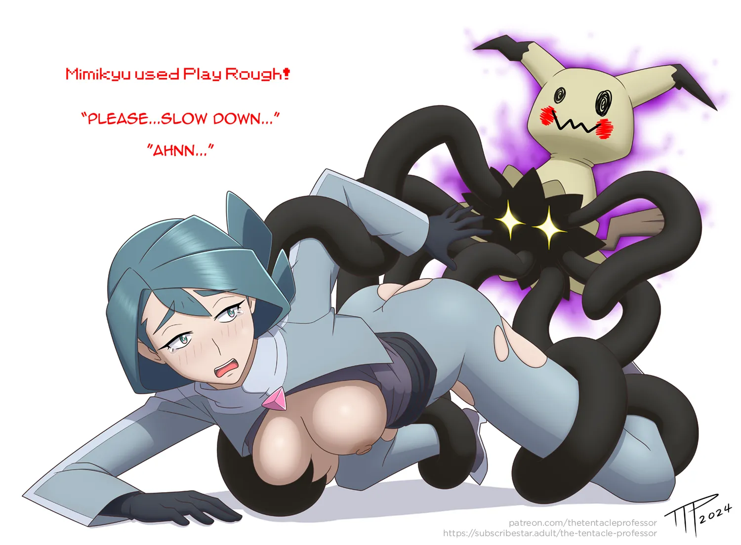 Onia x Mimikyu! (TheTentacleProfessor) [Pokémon]
