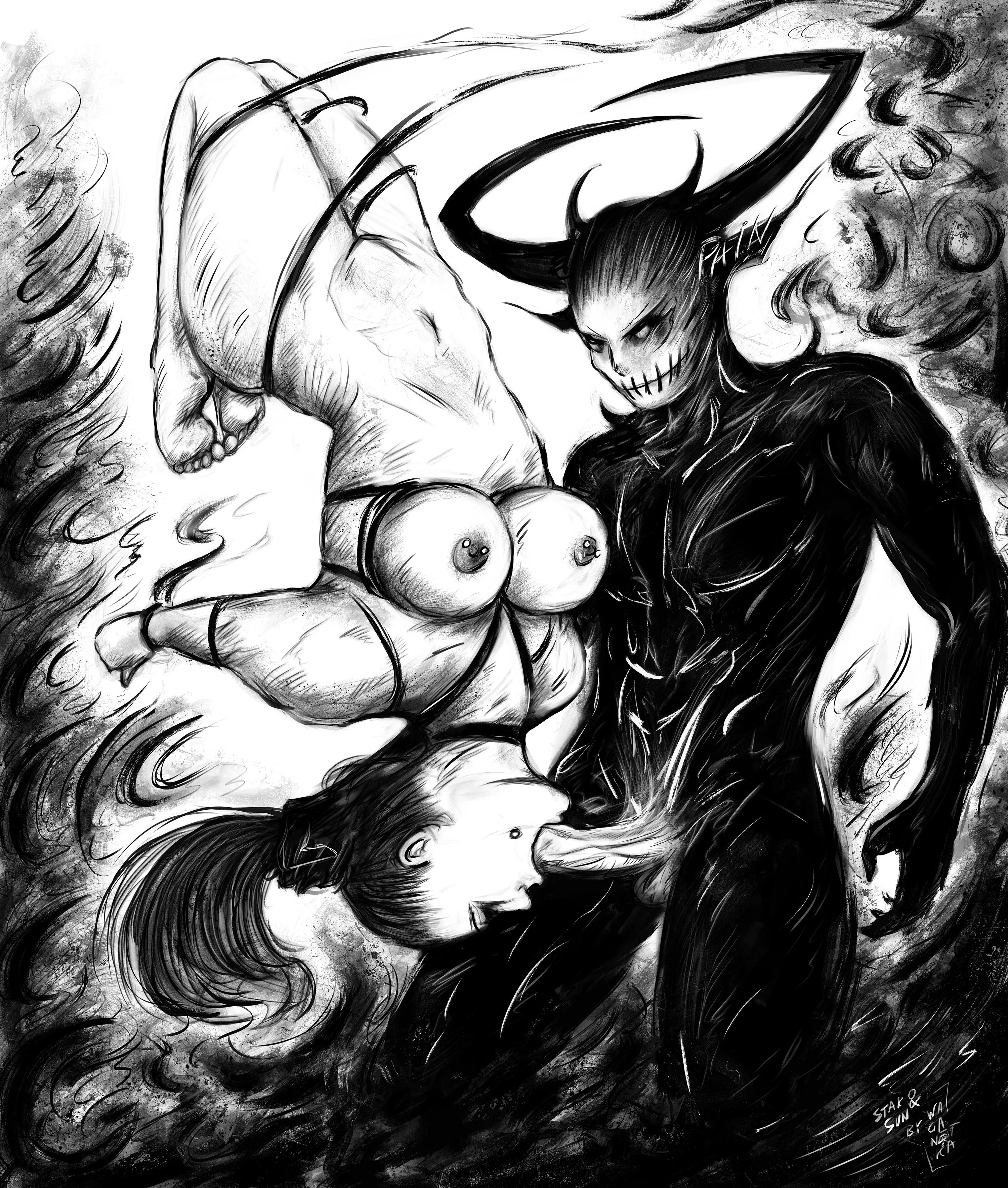 Upside down (Star and Sun lovestory), by me