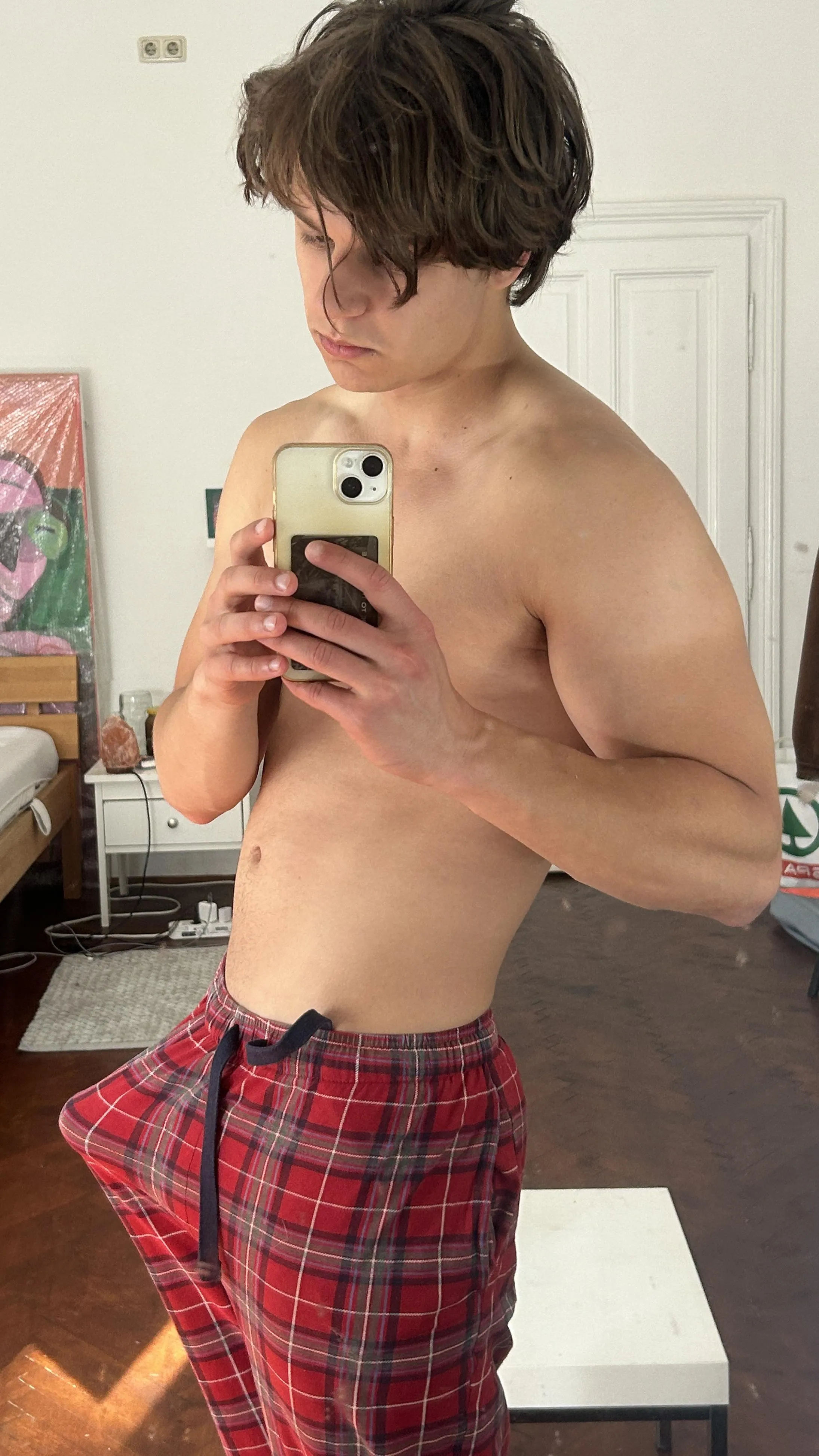 20m, Would you suck on my morning bulge?