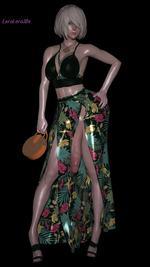 2B is feeling fashion (LeroLero3Dx) [Nier Automata]