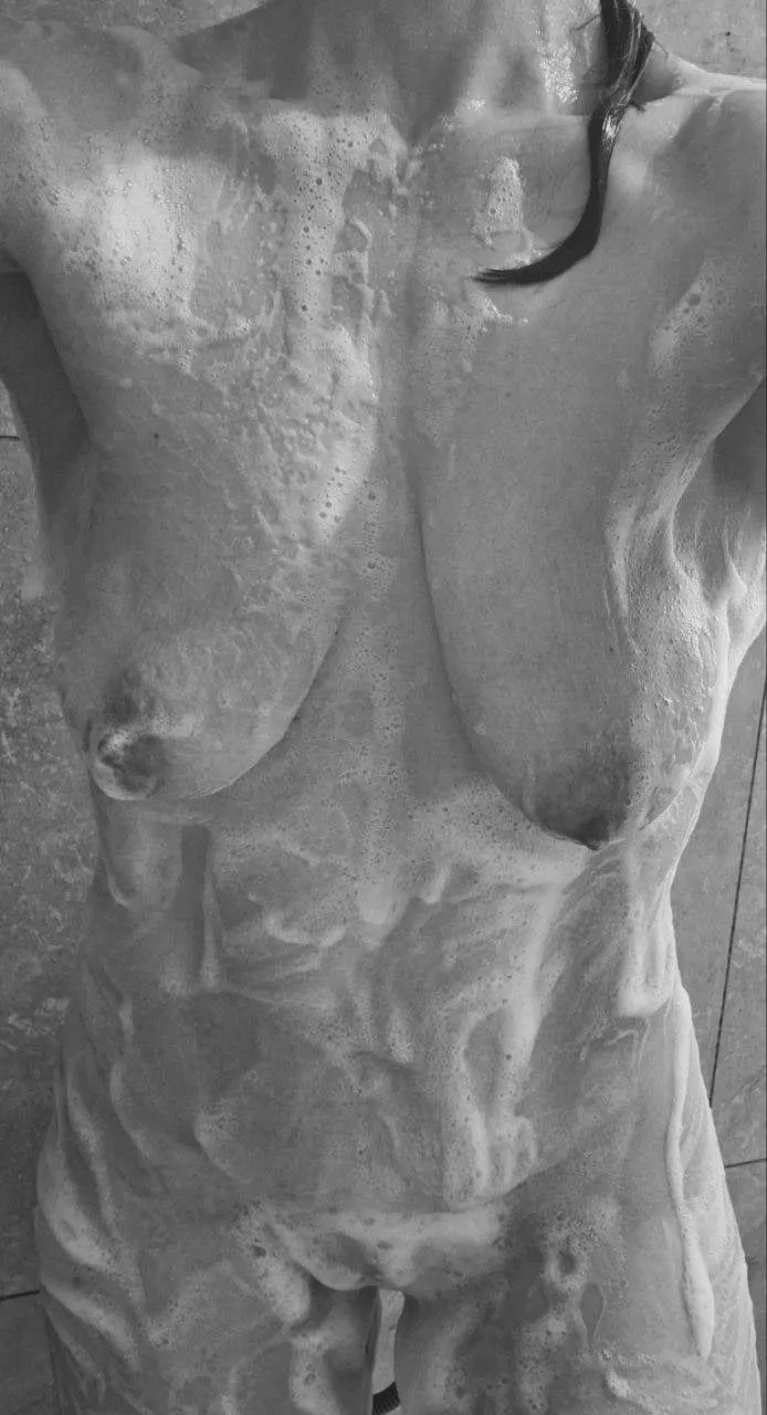 (F)51 Soapy Mum From Tits to Tum