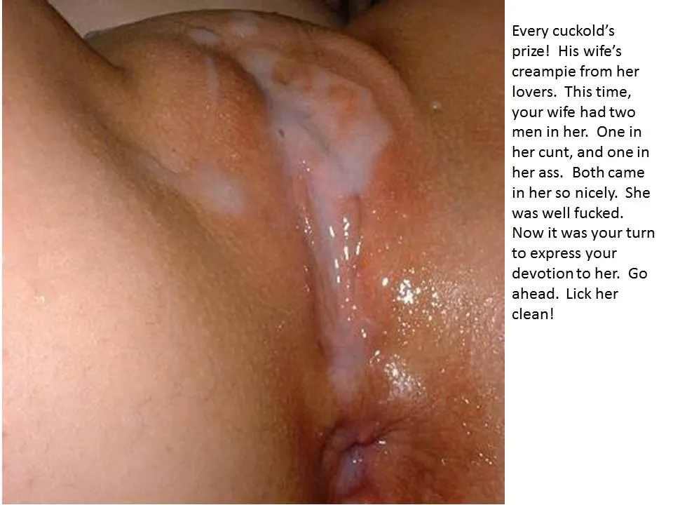 Lick her SPOTLESS!!!