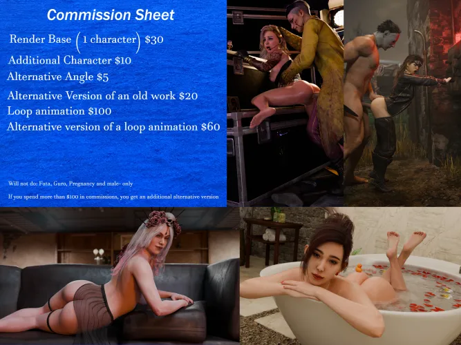 New commission sheet